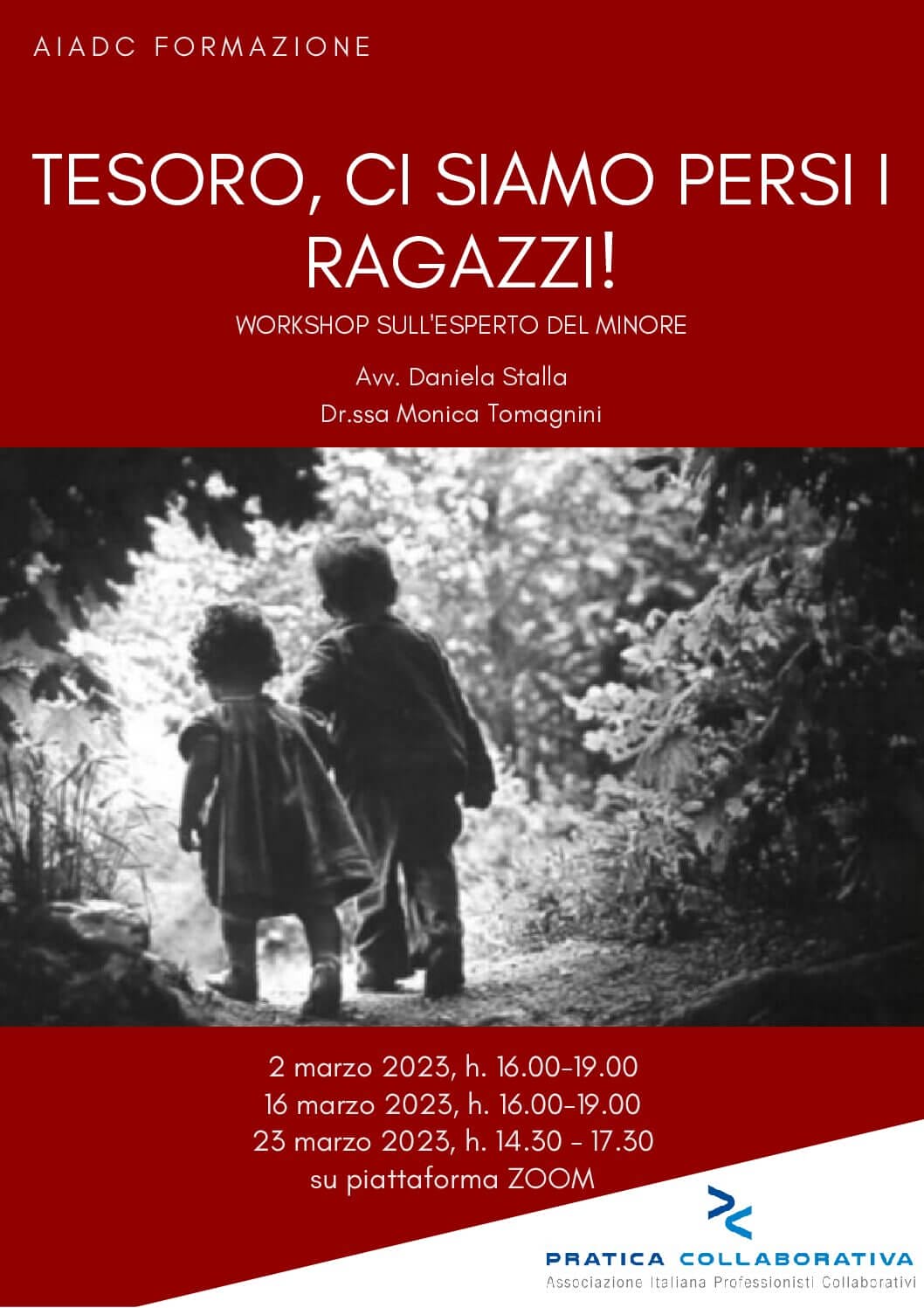 La formazione di AIADC: Tesoro, ci siamo persi i ragazzi