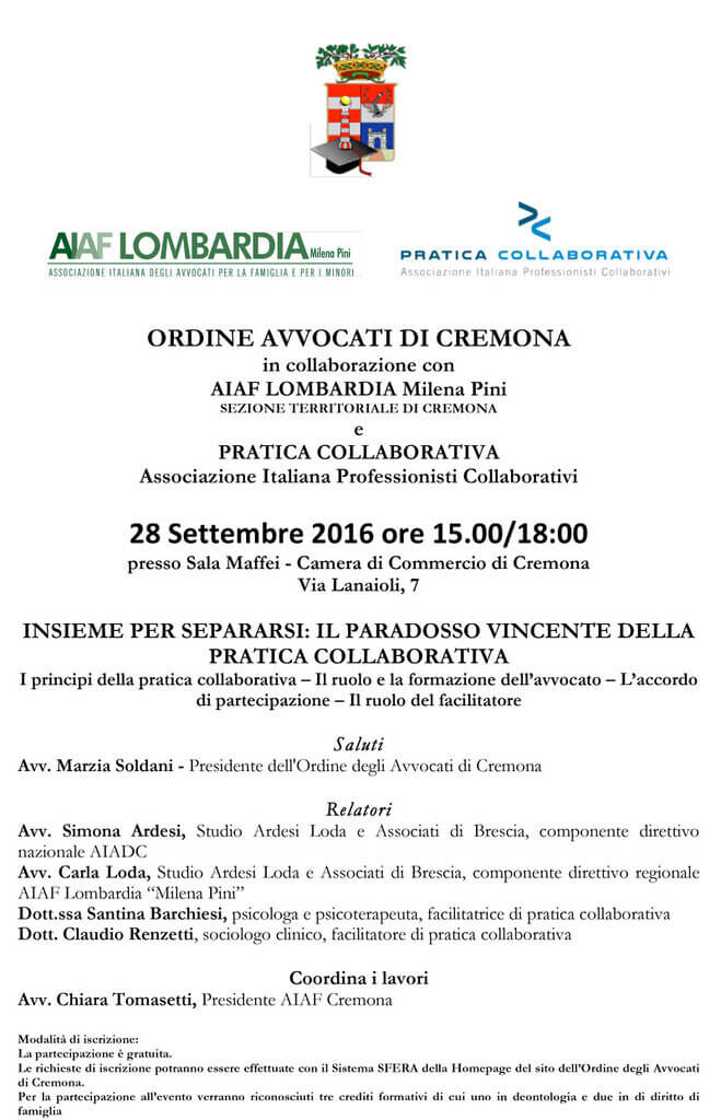 Locandina evento Cremona