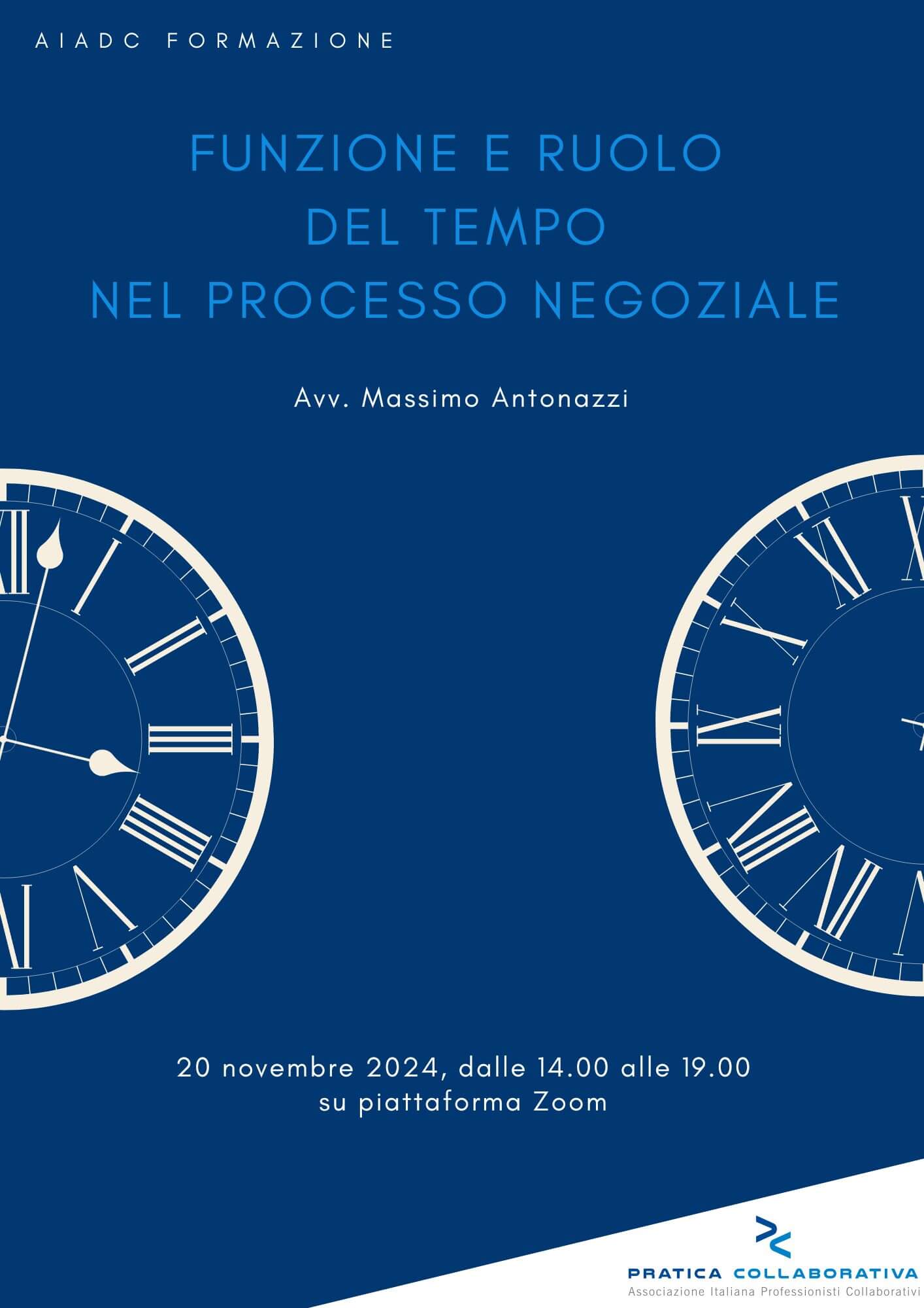 Funzione e ruolo del tempo nel processo negoziale