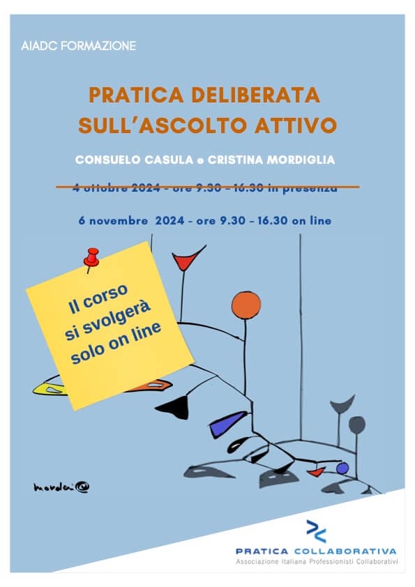 Pratica deliberata sull'ascolto attivo - ON LINE
