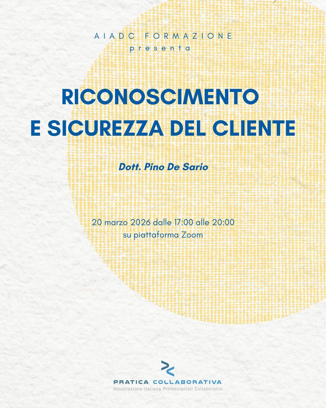 Riconoscimento e Sicurezza del Cliente